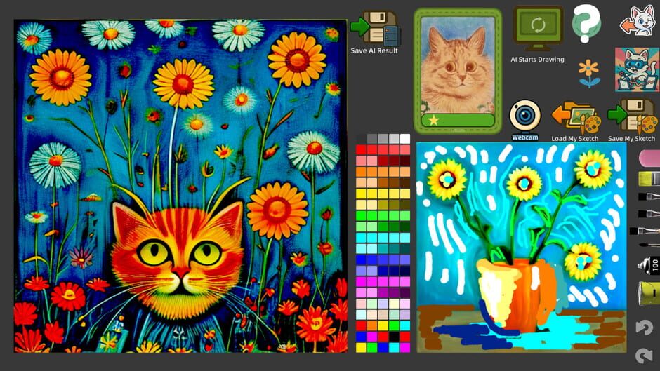 Capture d’Ai Painter: Painting Simulator