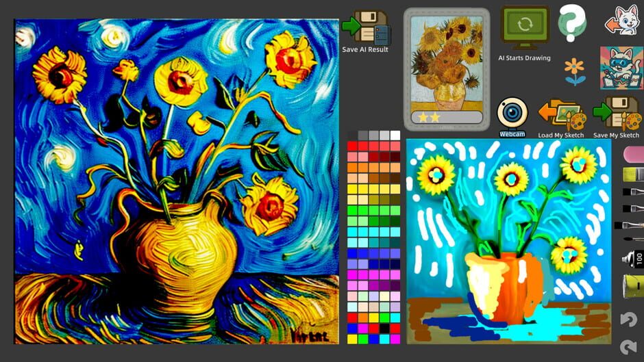 Capture d’Ai Painter: Painting Simulator