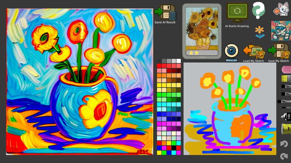 Capture d’Ai Painter: Painting Simulator