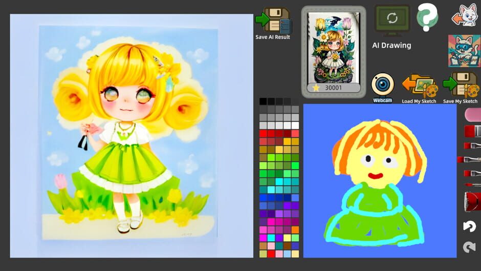 Capture d’Ai Painter: Painting Simulator
