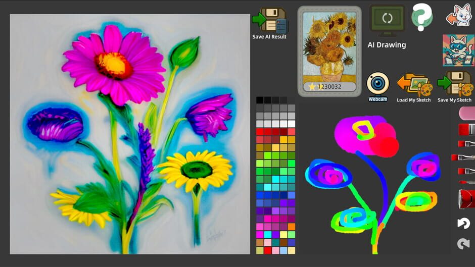 Capture d’Ai Painter: Painting Simulator