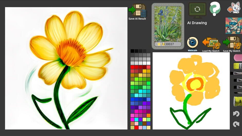 Capture d’Ai Painter: Painting Simulator