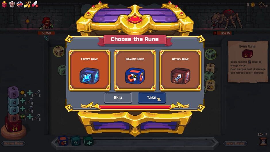 Capture de Rune Dice