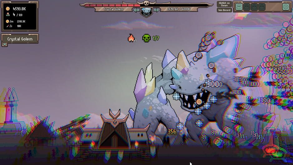 Capture d’Idle Boss Rush