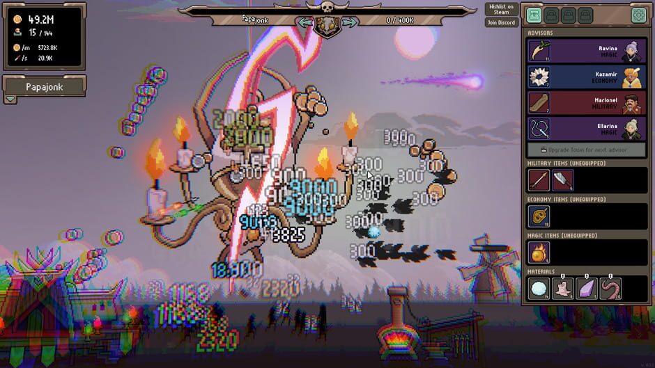Capture d’Idle Boss Rush