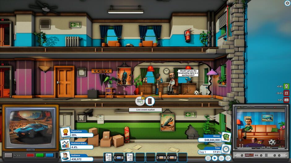 Capture de Mad Television Tycoon