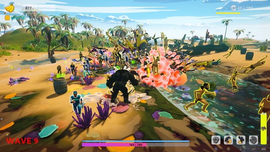 Capture de The Showdown: Gorilla vs 100