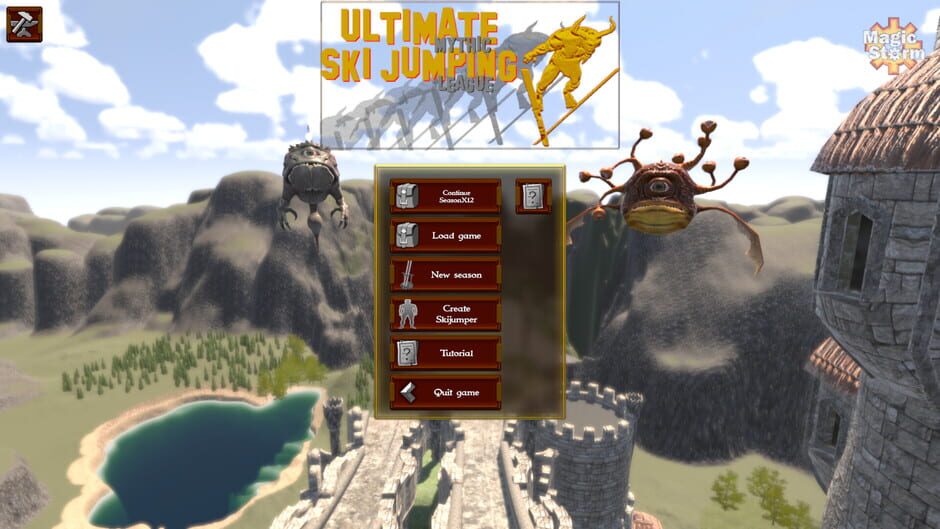 Capture d’Ultimate Mythic Ski Jumping League