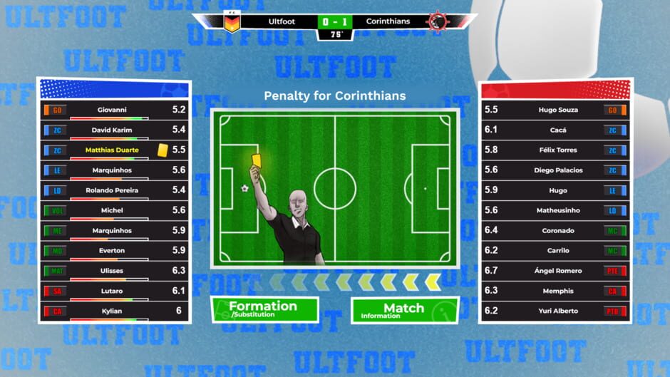 Capture d’UltFoot: Football Manager
