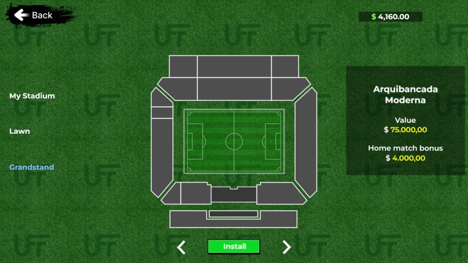 Capture d’UltFoot: Football Manager