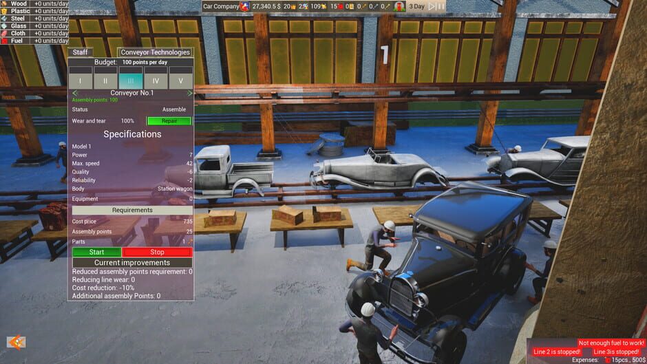 Capture de Car Factory Empire