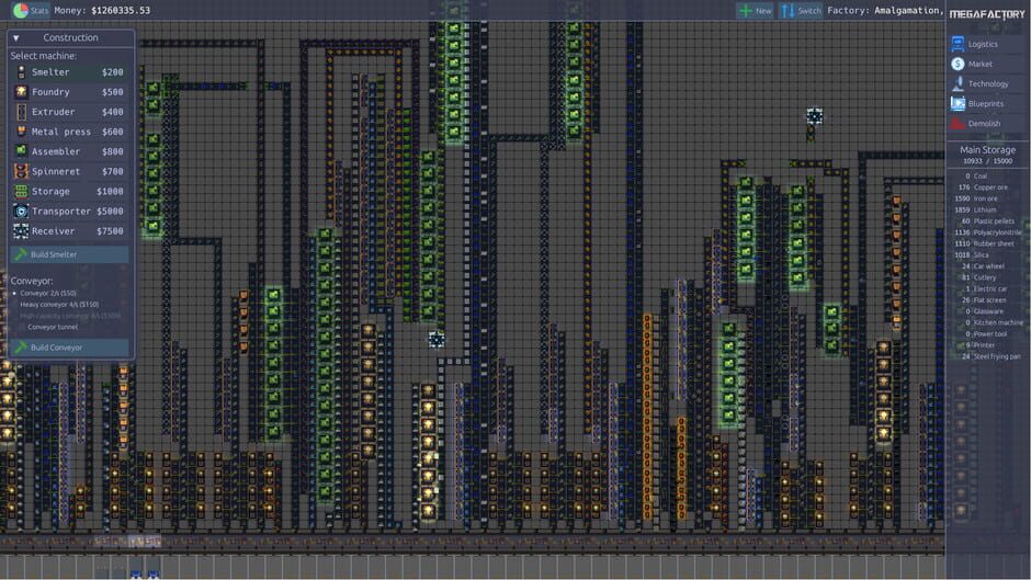 Capture de MegaFactory Tycoon