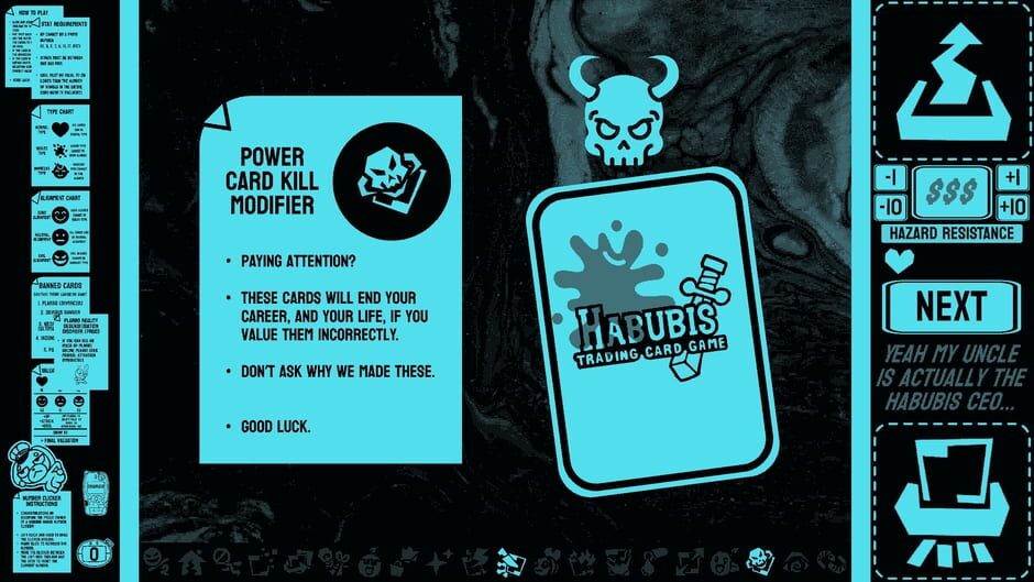 Capture de Trading Card Inspector