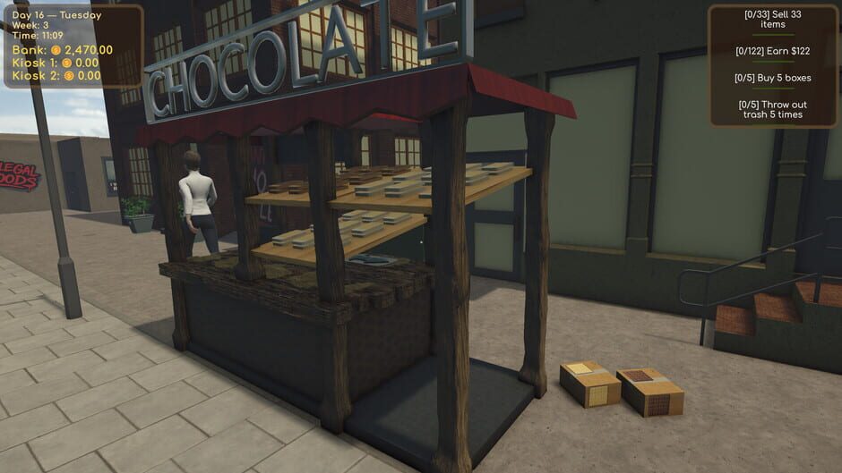 Capture de Choco Kiosk Simulator