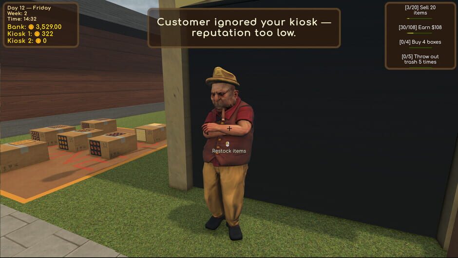 Capture de Choco Kiosk Simulator