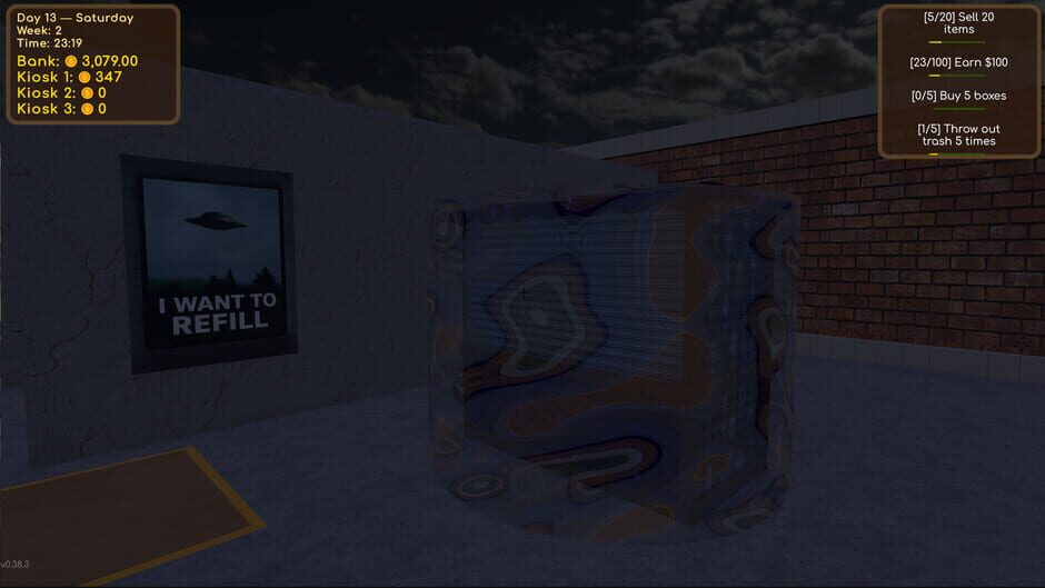 Capture de Choco Kiosk Simulator
