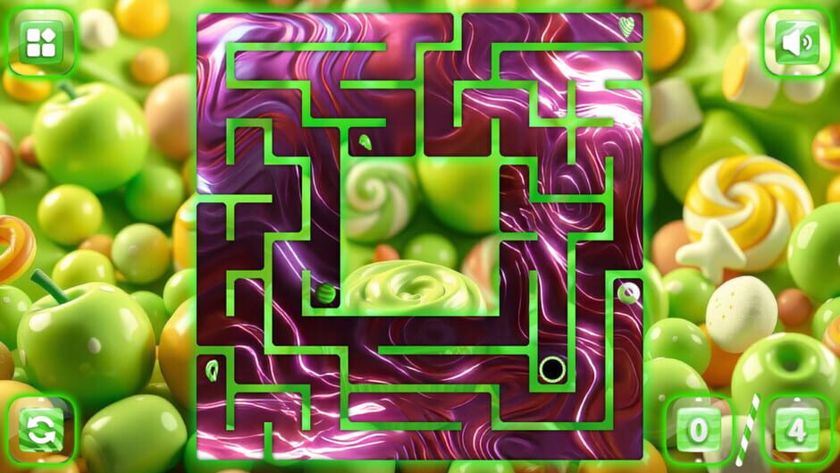 Capture de Sweetie Candy Maze: Green Apple