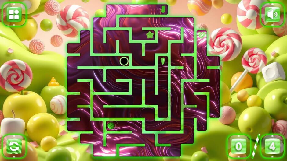 Capture de Sweetie Candy Maze: Green Apple