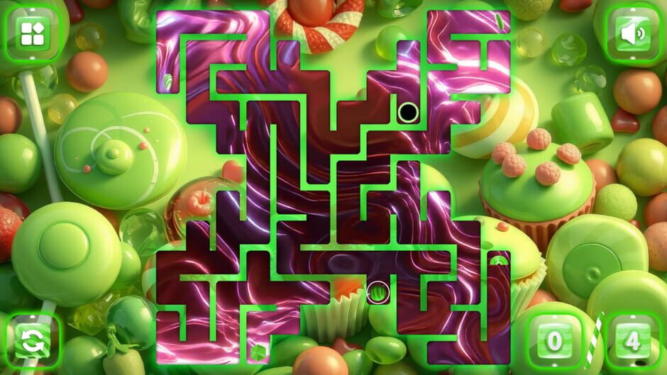 Capture de Sweetie Candy Maze: Green Apple