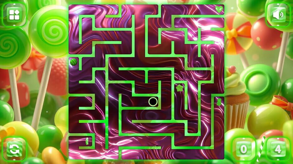 Capture de Sweetie Candy Maze: Green Apple