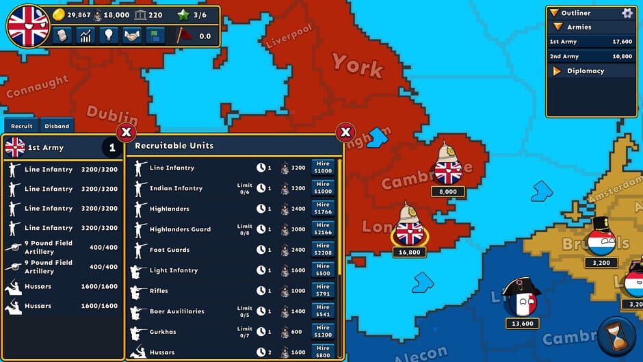 Capture de Countryballs Conquest
