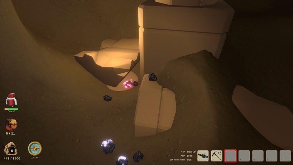 Capture de Digging the Forgotten Cave