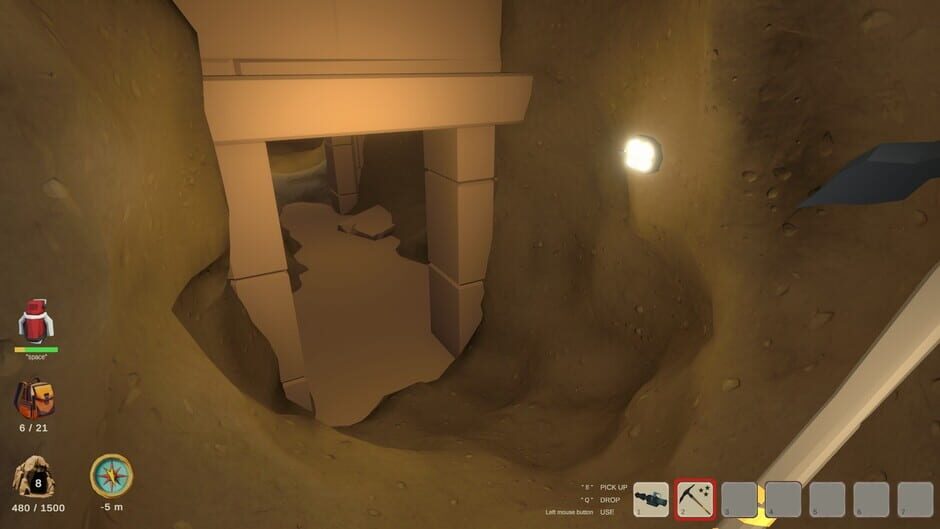 Capture de Digging the Forgotten Cave