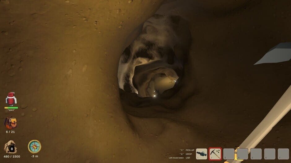Capture de Digging the Forgotten Cave