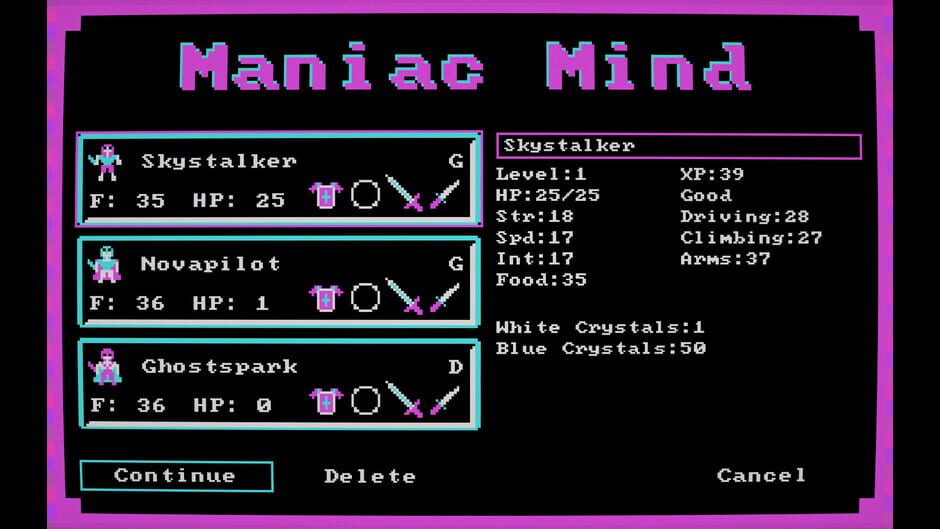 Capture de Maniac Mind