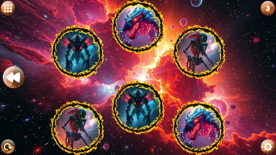 Capture de Space Memory: Monsters