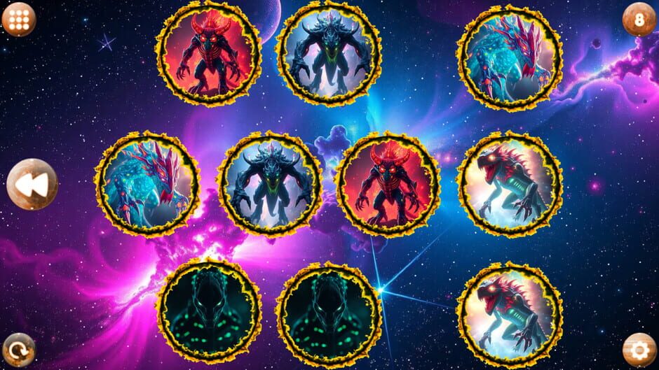 Capture de Space Memory: Monsters