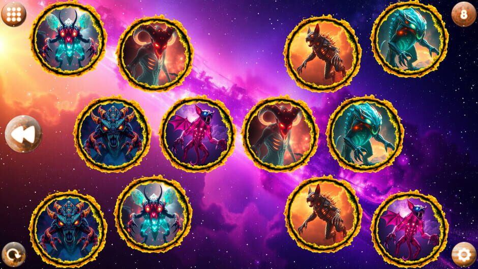 Capture de Space Memory: Monsters