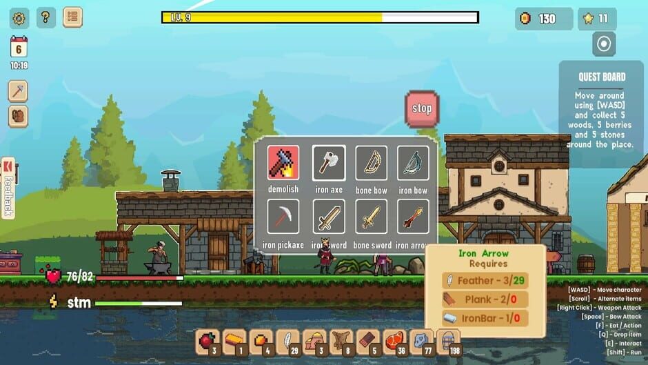 Capture de TinyCraft Town