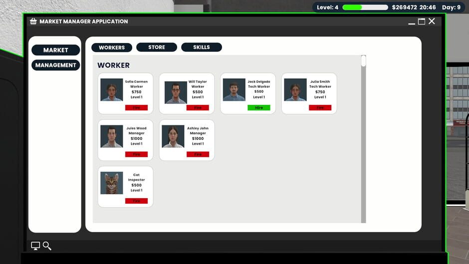 Capture de Market Empire Simulator