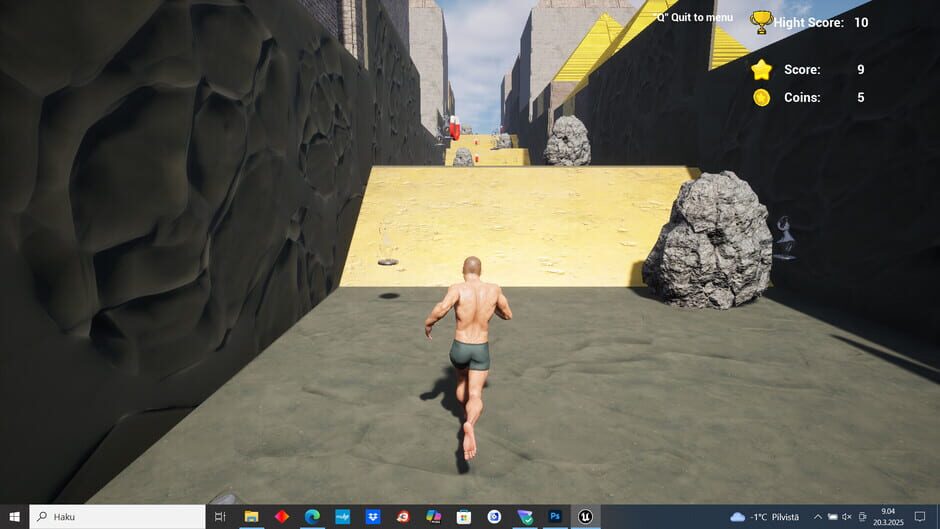 Capture de Man Without Clothes Runner