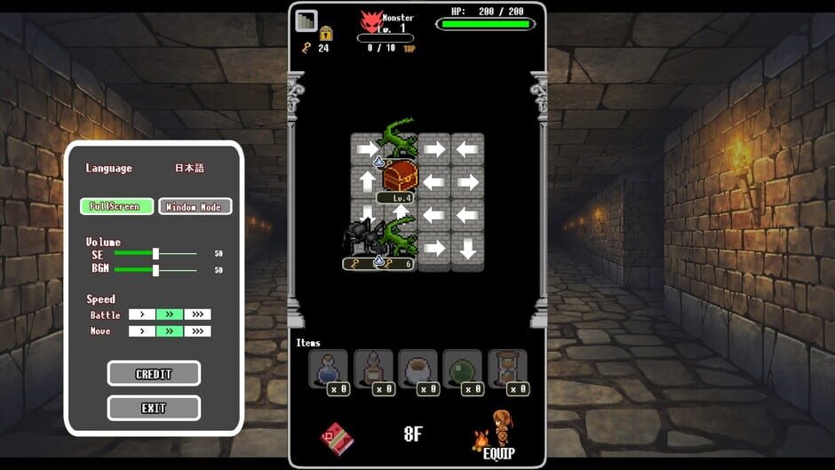 Capture de DungeonRoute