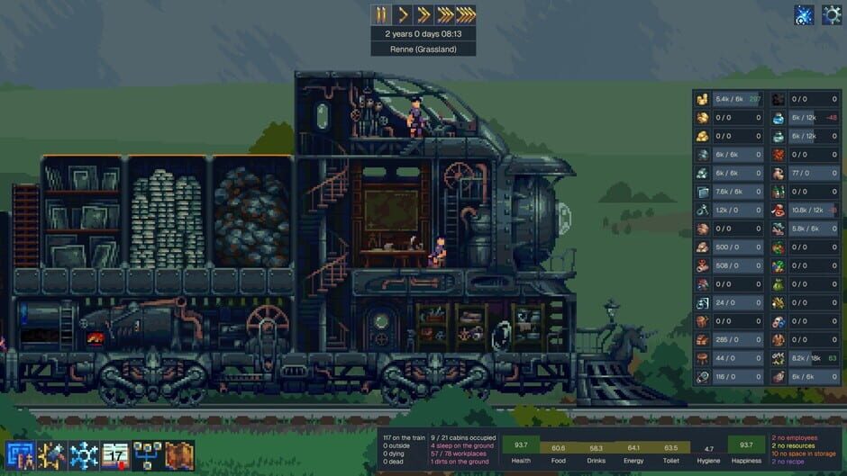 Capture de Steel Artery: Train City Builder