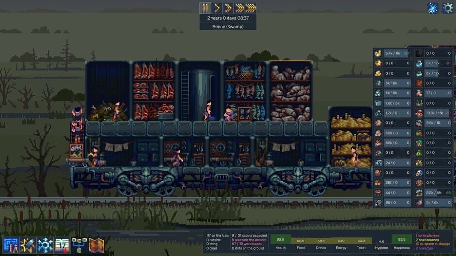 Capture de Steel Artery: Train City Builder