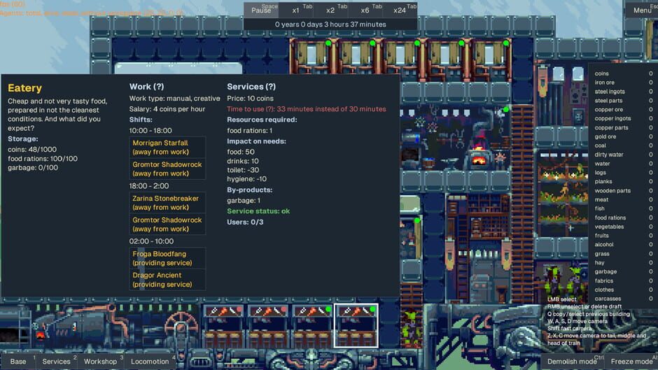 Capture de Steel Artery: Train City Builder