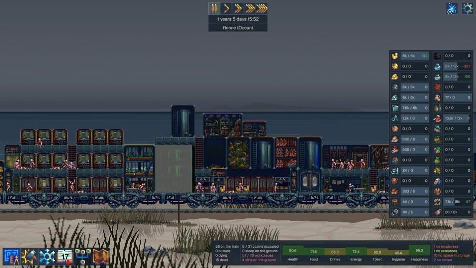 Capture de Steel Artery: Train City Builder