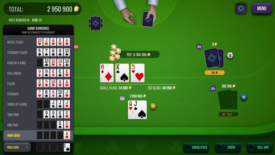Capture de Grand Poker Casino