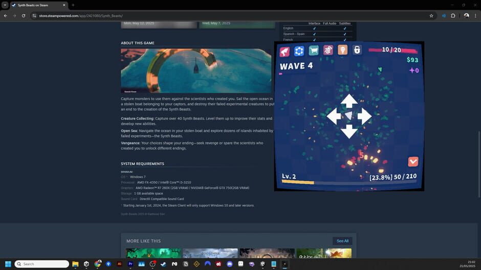 Capture de Desktop Defender