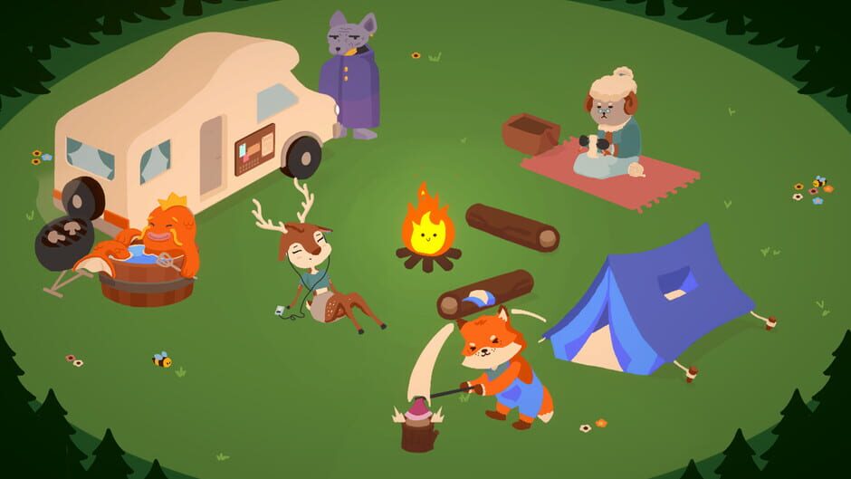 Capture de Fire at Campsite