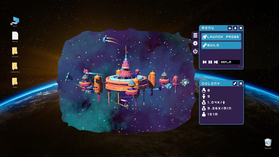 Capture de Desktop Colony