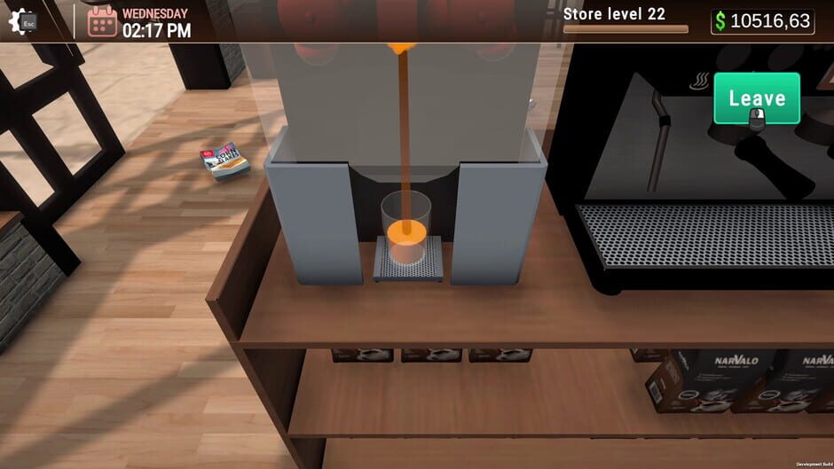 Capture de Coffee Bar Simulator