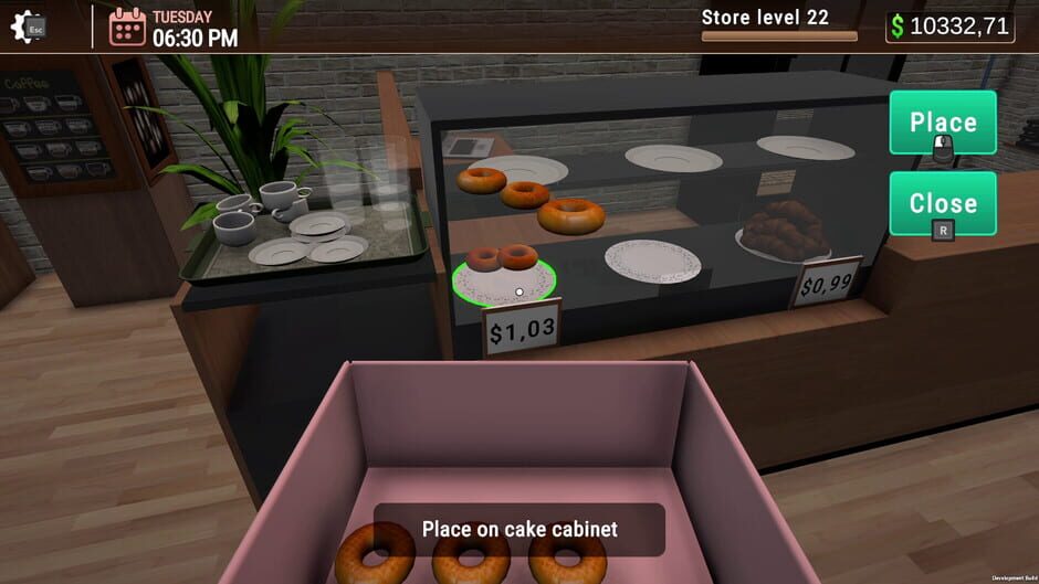 Capture de Coffee Bar Simulator