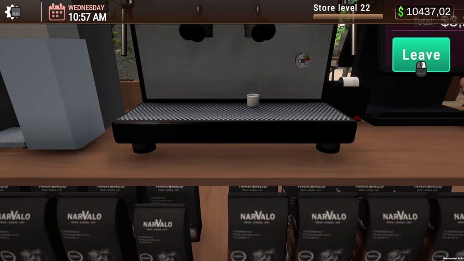 Capture de Coffee Bar Simulator