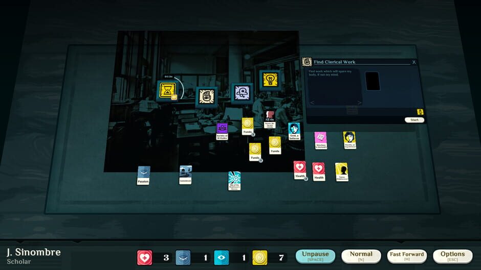 Capture de Cultist Simulator