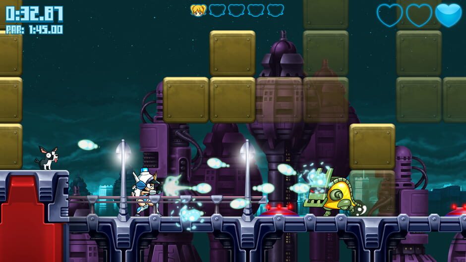 Capture de Mighty Switch Force! Hyper Drive Edition