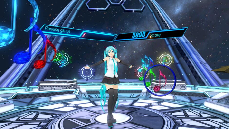 Capture de Hatsune Miku VR